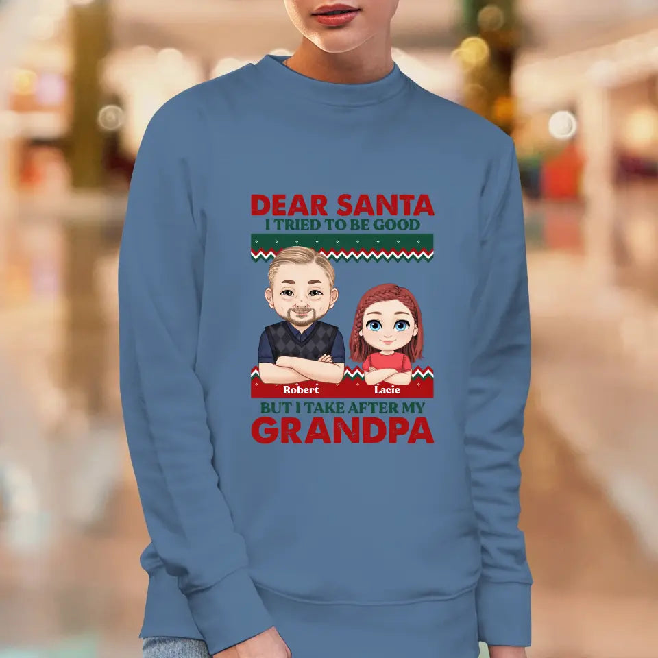 Dear Santa - Custom Quote - Personalized Gifts For Grandparents - T-shirt