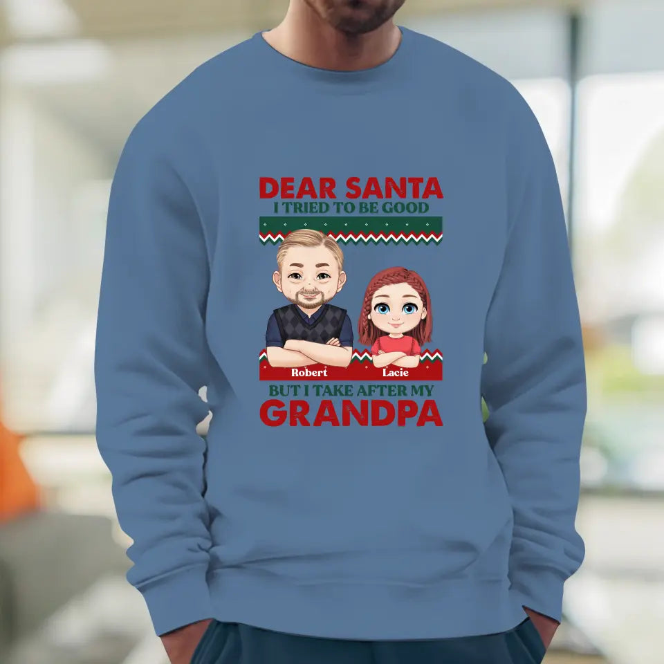 Dear Santa - Custom Quote - Personalized Gifts For Grandparents - T-shirt