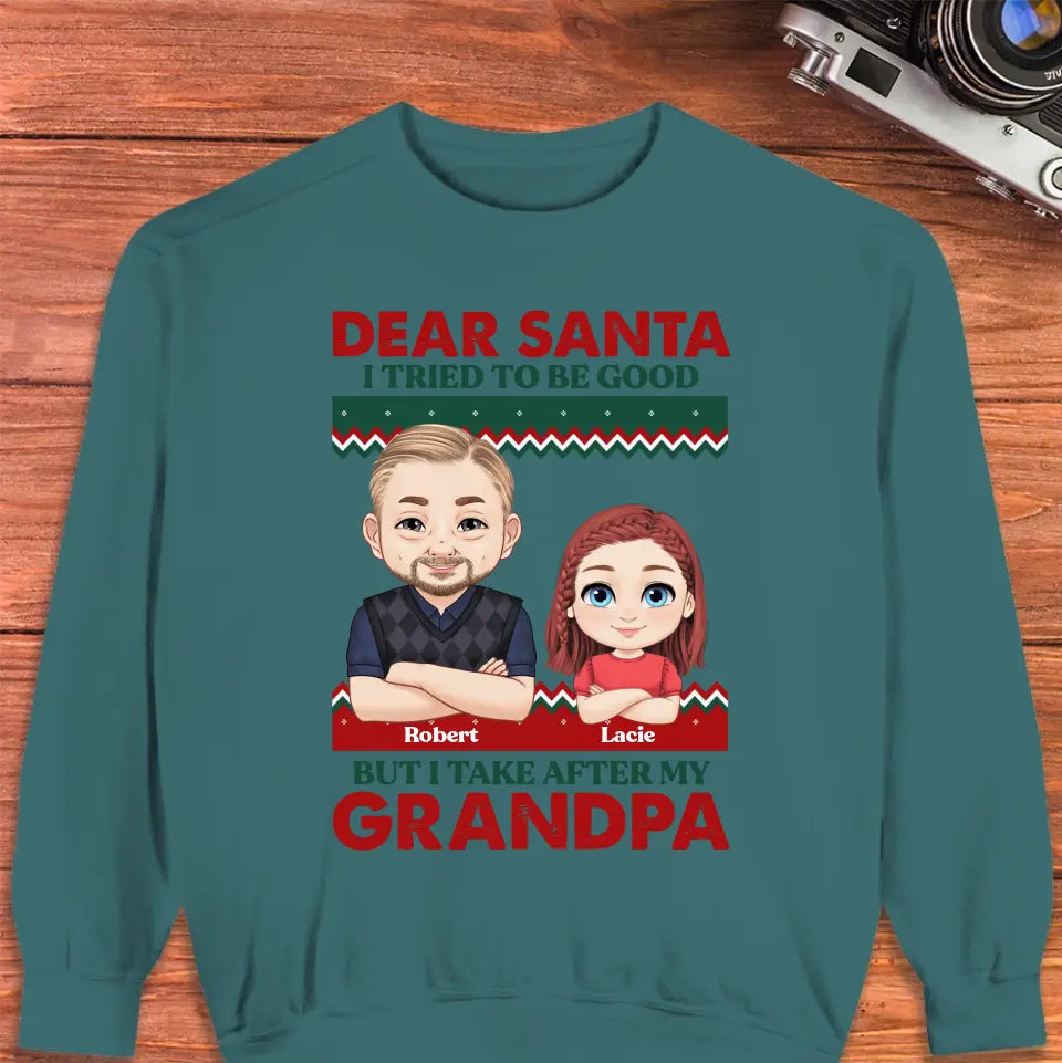 Dear Santa - Custom Quote - Personalized Gifts For Grandparents - T-shirt