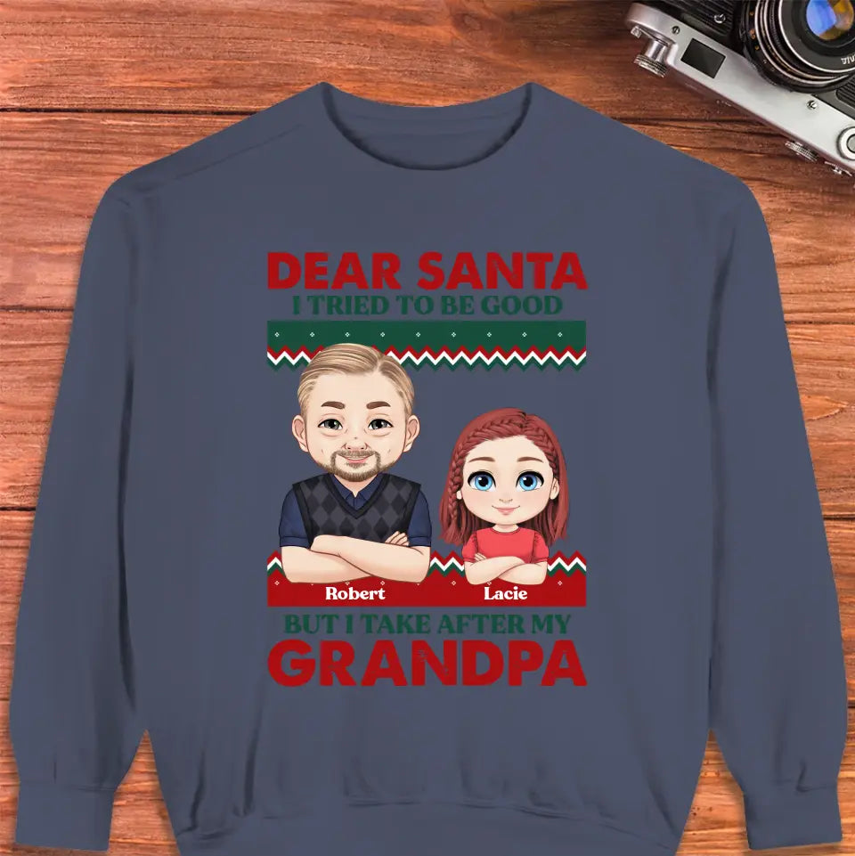 Dear Santa - Custom Quote - Personalized Gifts For Grandparents - T-shirt