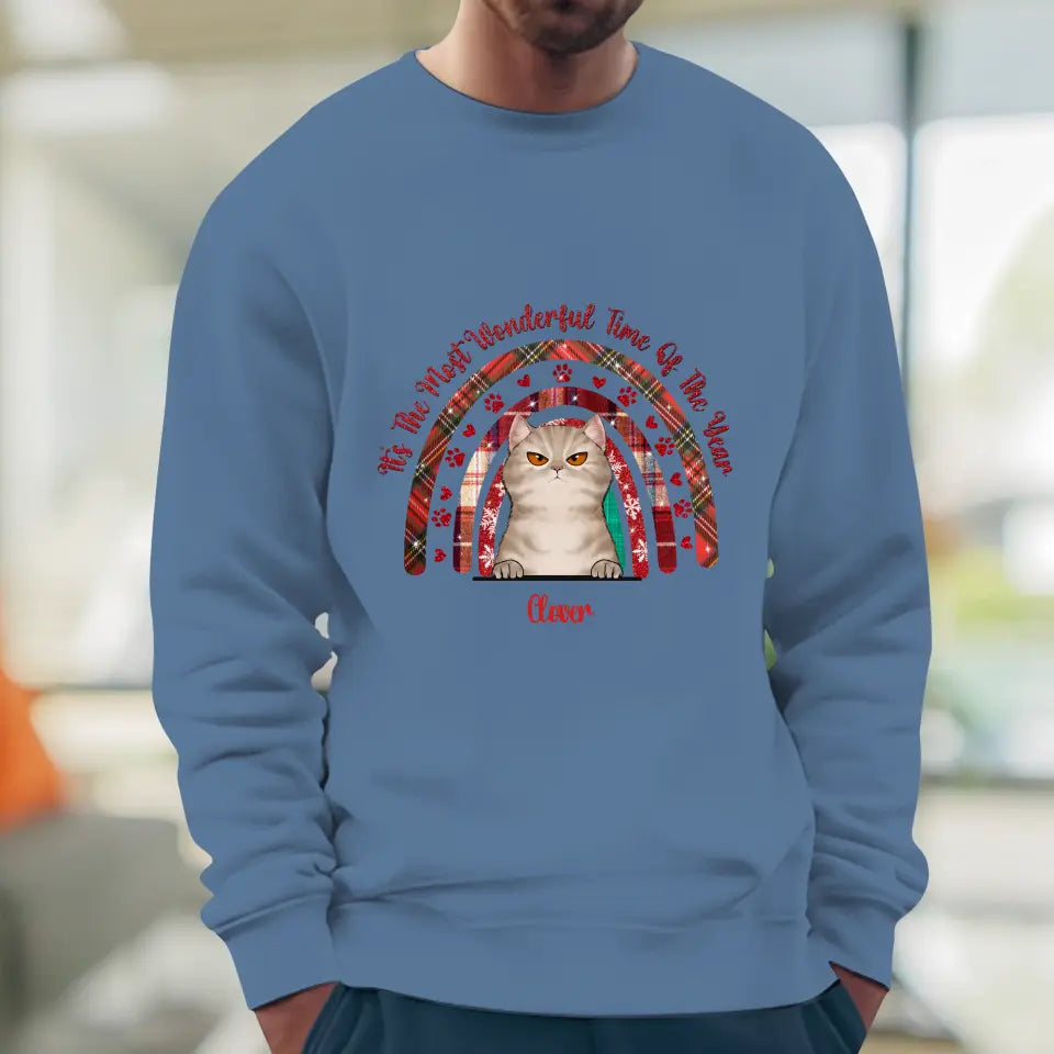 It's The Most Wonderful Time - Custom Name - Personalized Gifts For Cat Lovers - T-shirt