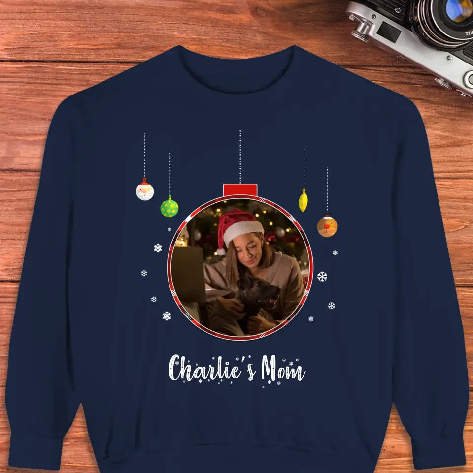 Christmas Ornament - Custom Photo - Personalized Gifts For Dog Lovers - T-shirt