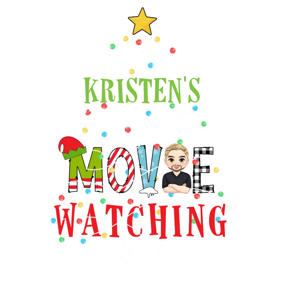 This Is My Christmas Movie Watching Shirt -  Custom Name - Personalized Gifts For Family - Sweater