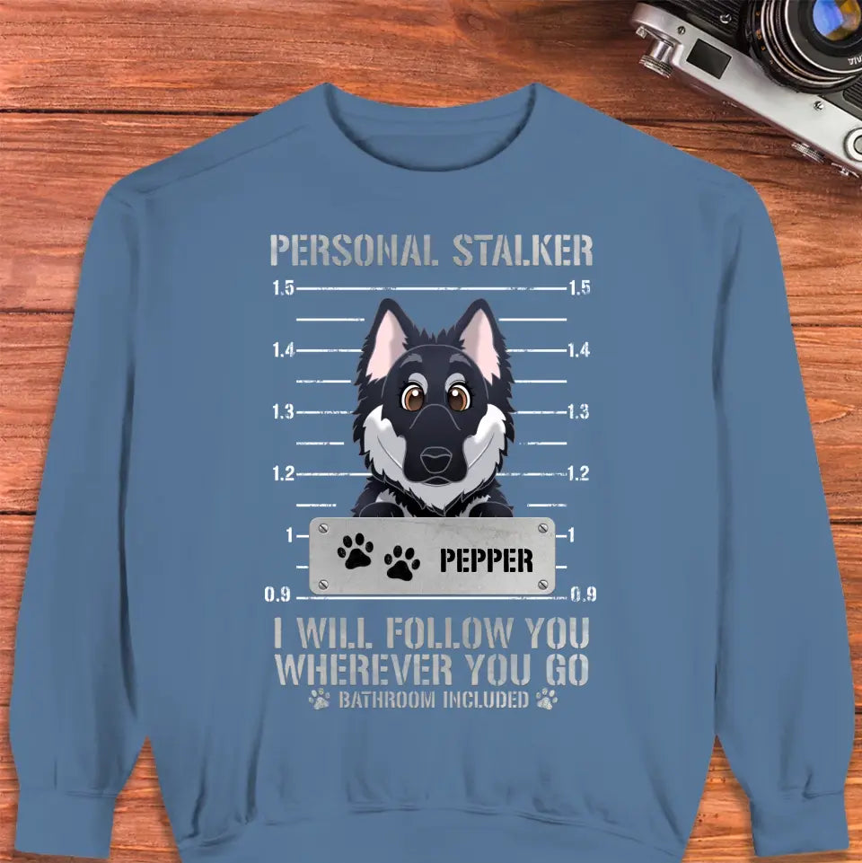 Personal Stalker - Custom Pet - Personalized Gifts for Dog Lovers - Unisex Sweater