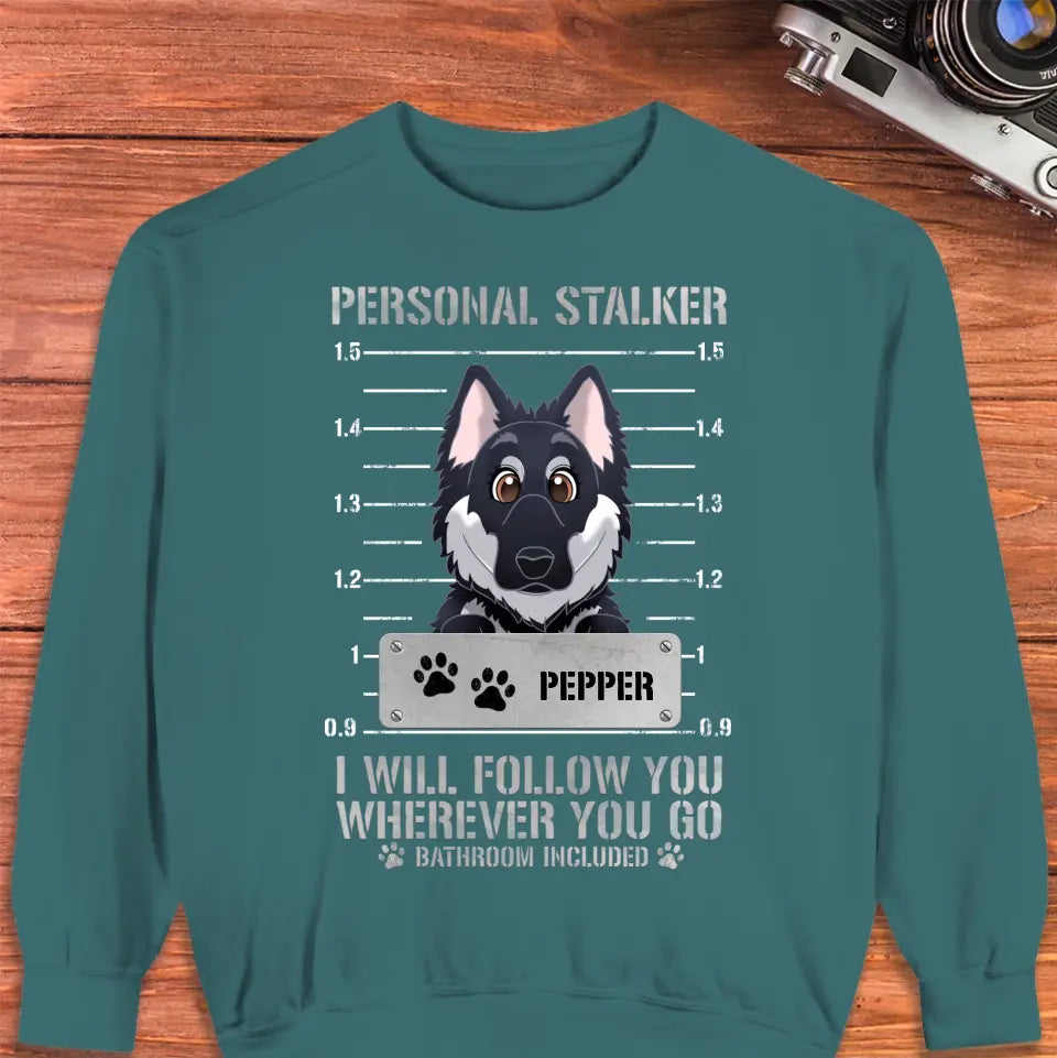 Personal Stalker - Custom Pet - Personalized Gifts for Dog Lovers - Unisex Sweater