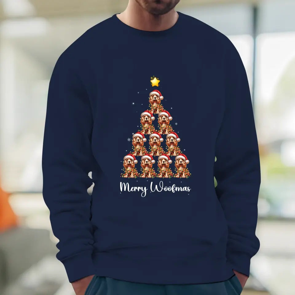 Dog Christmas Tree - Custom Quote - Personalized Gifts For Dog Lovers - T-shirt