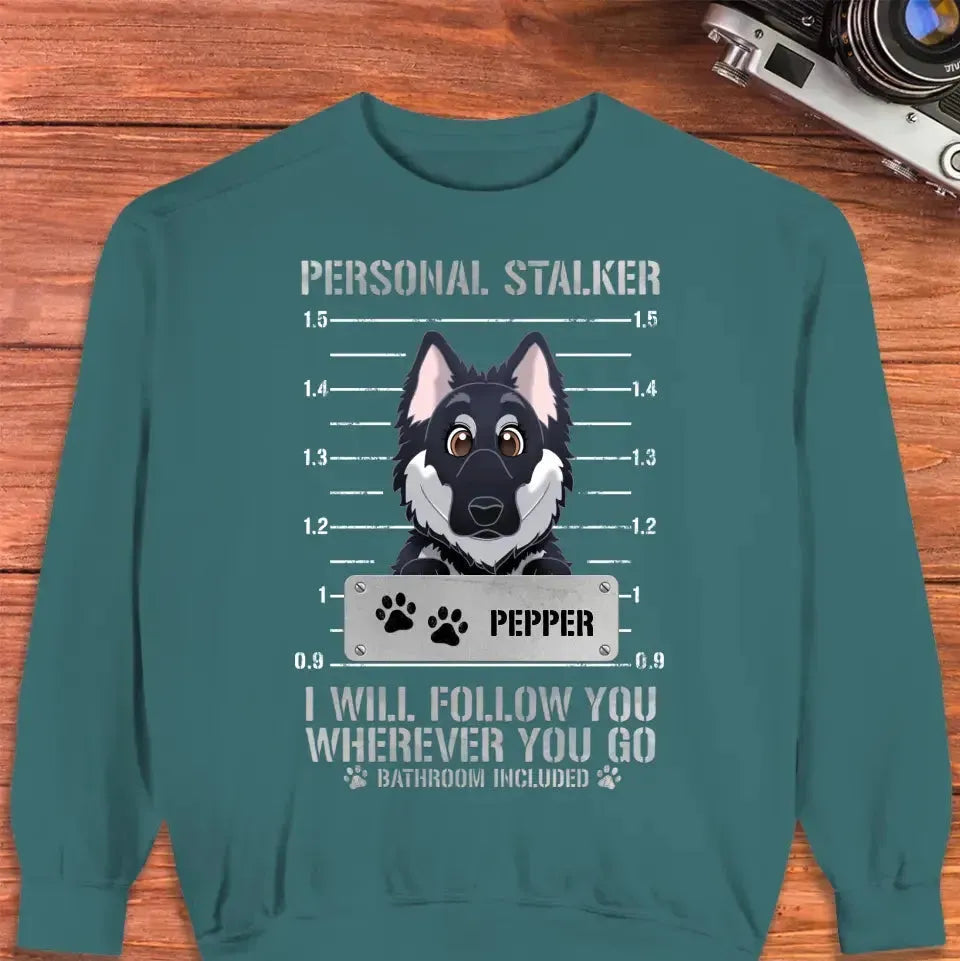 Personal Stalker - Custom Pet - Personalized Gifts For Dog Lovers - Family Sweater