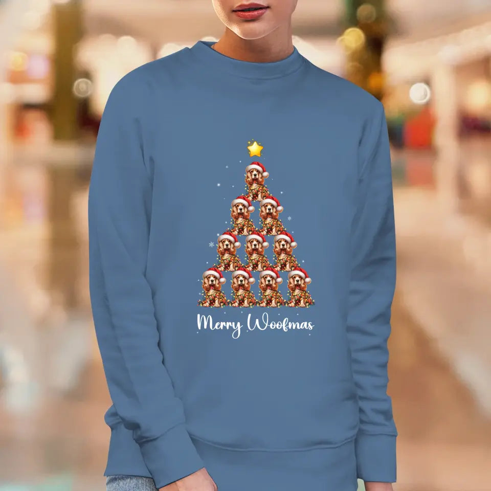 Dog Christmas Tree - Custom Quote - Personalized Gifts For Dog Lovers - T-shirt