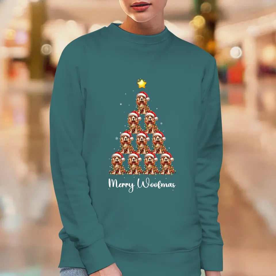 Dog Christmas Tree - Custom Quote - Personalized Gifts For Dog Lovers - T-shirt