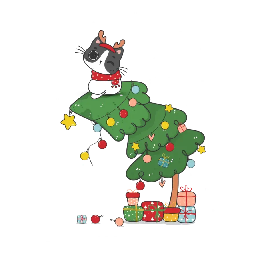 Merry What? - Custom Name - Personalized Gifts for Cat Lovers - Sweater