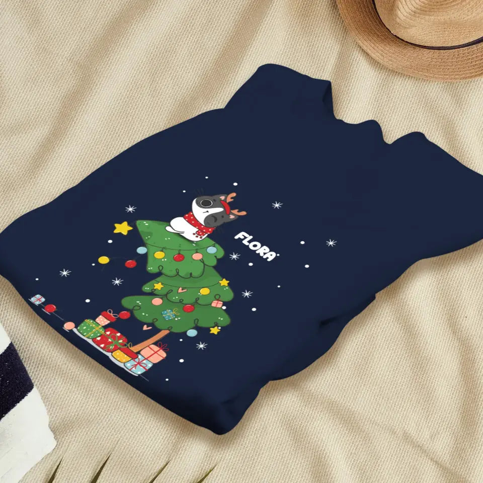 Merry What? - Custom Name - Personalized Gifts for Cat Lovers - Sweater