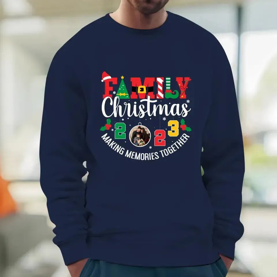 Family Christmas 2023 - Custom Photo - Personalized Gifts for Family - Sweater