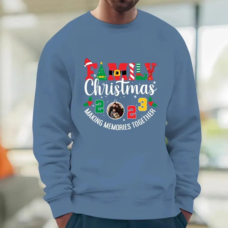 Family Christmas 2023 - Custom Photo - Personalized Gifts for Family - Sweater