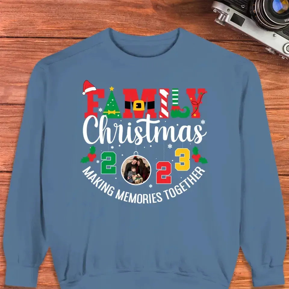 Family Christmas 2023 - Custom Photo - Personalized Gifts For Family - Family Sweater