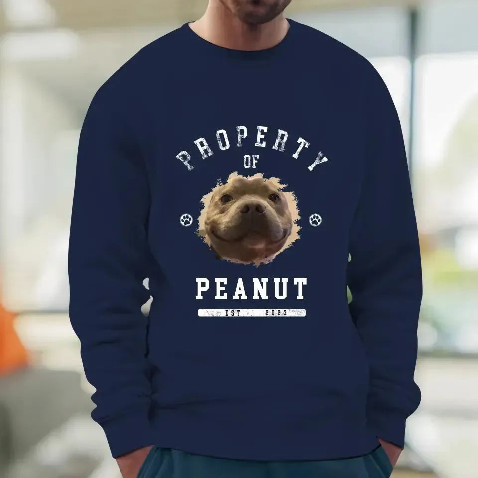 Dog Property - Custom Photo - Personalized Gifts For Dog Lovers - Unisex T-shirt