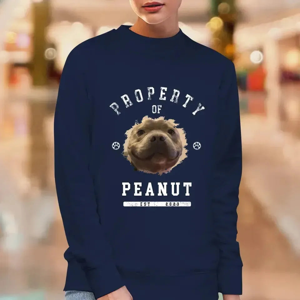 Dog Property - Custom Photo - Personalized Gifts For Dog Lovers - Unisex T-shirt