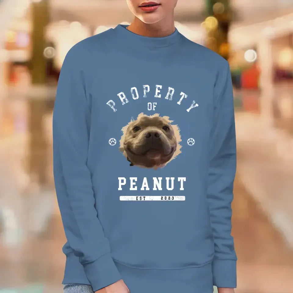 Dog Property - Custom Photo - Personalized Gifts For Dog Lovers - Unisex T-shirt