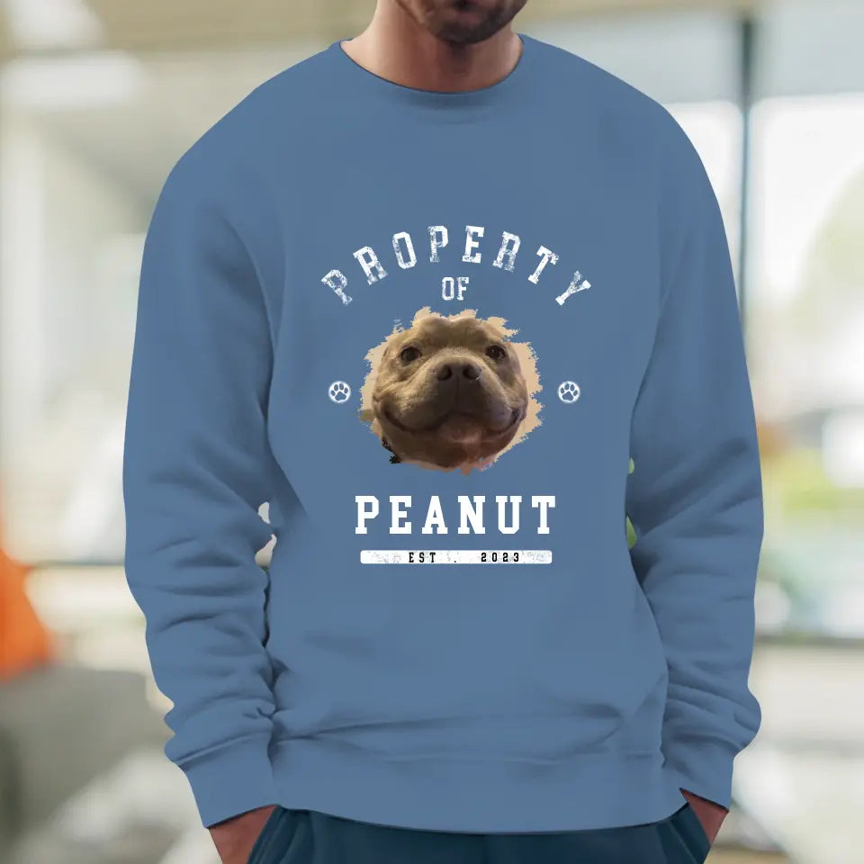 Dog Property - Custom Photo - Personalized Gift For Dog Lovers - Unisex Hoodie