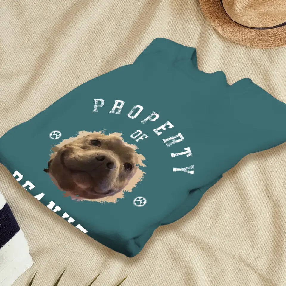 Dog Property - Custom Photo - Personalized Gifts for Dog Lovers - Unisex Sweater