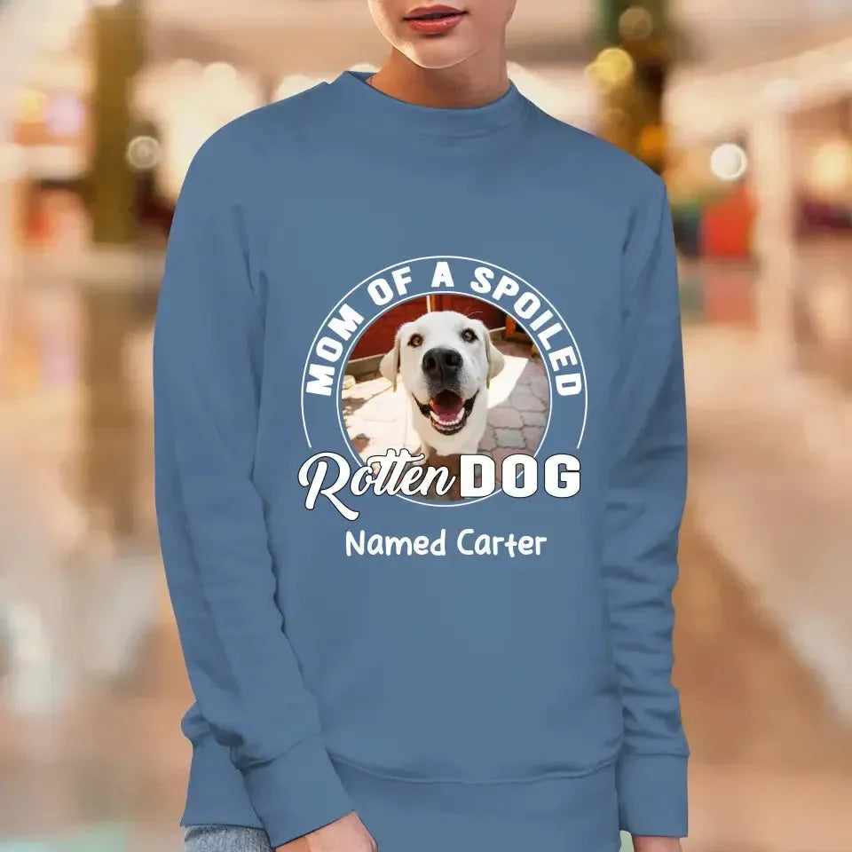 Spoiled Rotten - Custom Photo - Personalized Gifts for Dog Lovers - Unisex Sweater