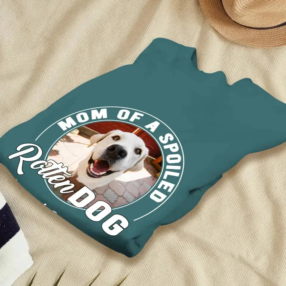 Spoiled Rotten - Custom Photo - Personalized Gifts for Dog Lovers - Unisex Sweater