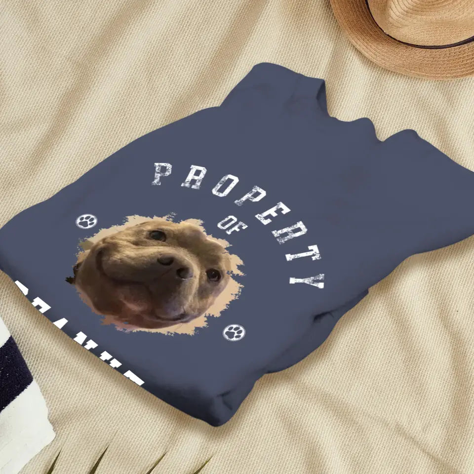 Dog Property - Custom Photo - Personalized Gifts for Dog Lovers - Unisex Sweater