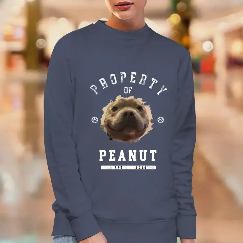 Dog Property - Custom Photo - Personalized Gifts For Dog Lovers - Unisex T-shirt