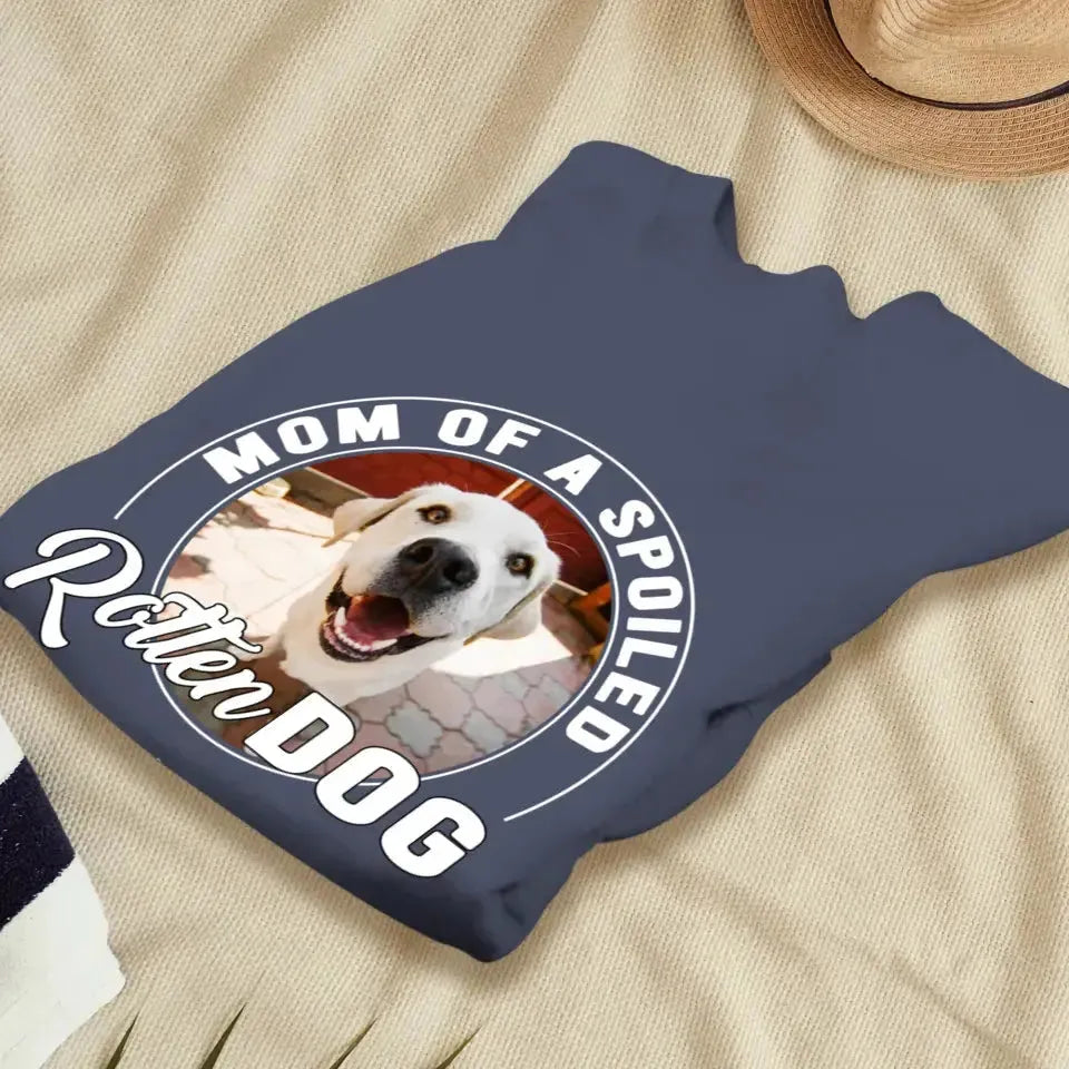 Spoiled Rotten - Custom Photo - Personalized Gifts for Dog Lovers - Unisex Sweater