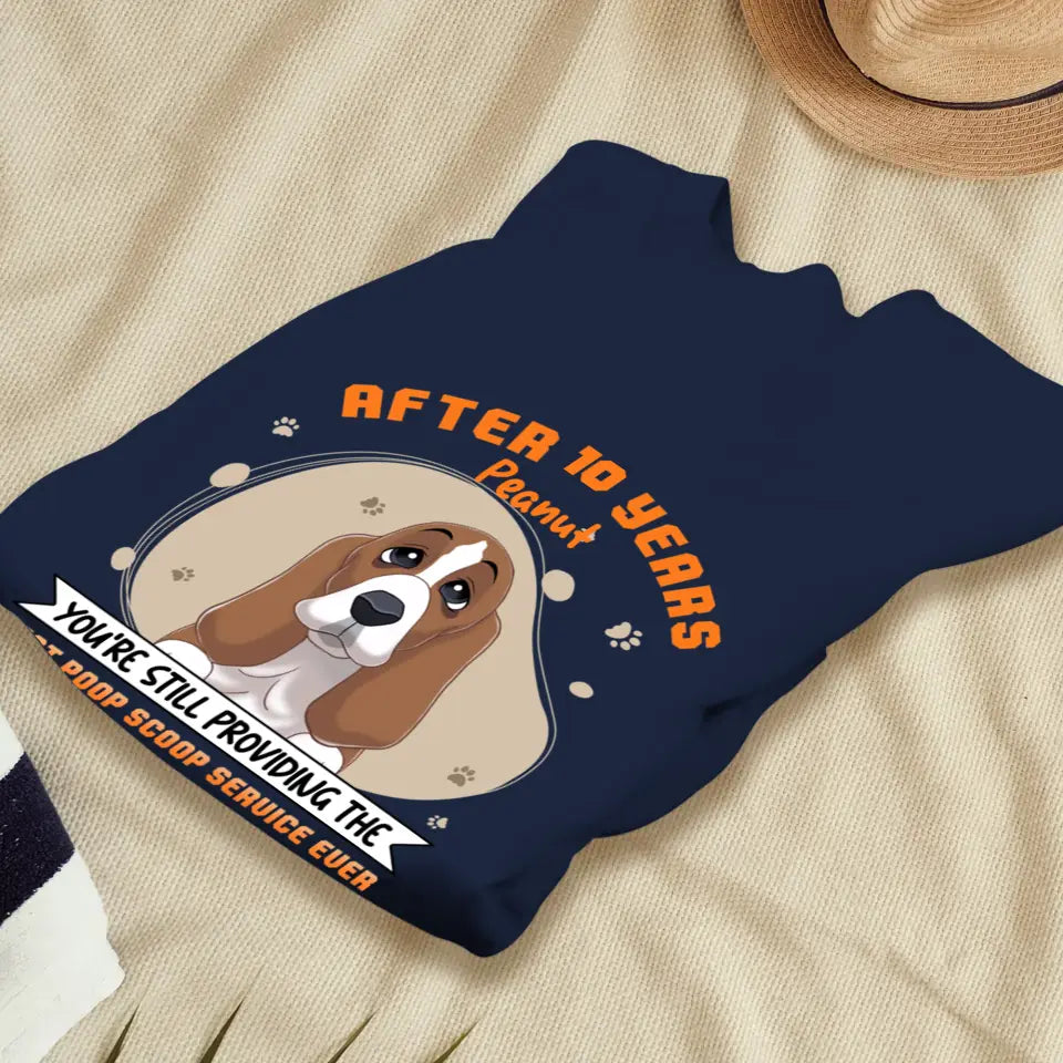 Best Poop Scoop Service - Custom Quote - Personalized Gifts for Dog Lovers - Unisex Sweater