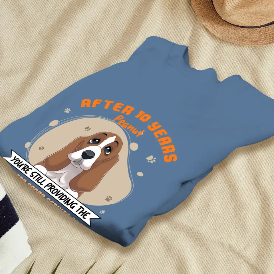 Best Poop Scoop Service - Custom Quote - Personalized Gifts for Dog Lovers - Unisex T-Shirt