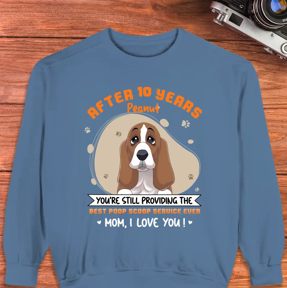 Best Poop Scoop Service - Custom Quote - Personalized Gifts for Dog Lovers - Unisex Hoodie