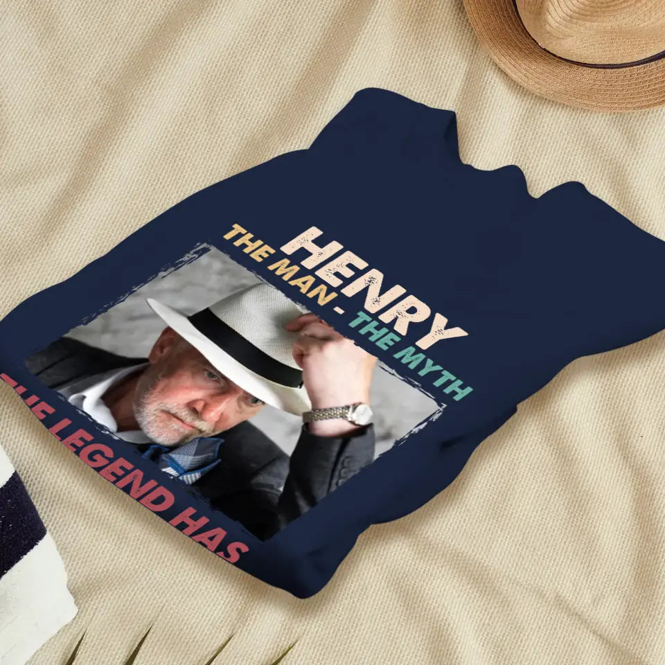 The Legend Has Retired - Personalized Gifts For Dad - Unisex Sweater