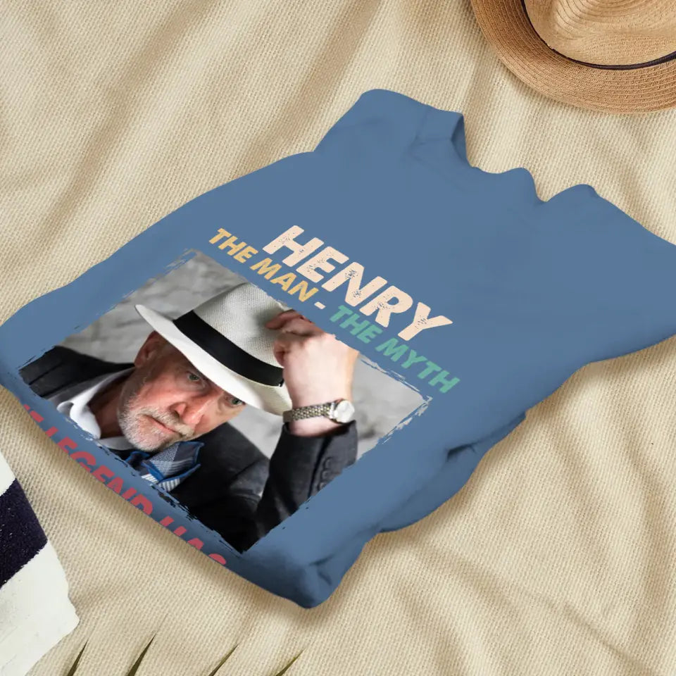 The Legend Has Retired - Personalized Gifts For Dad - Unisex Sweater