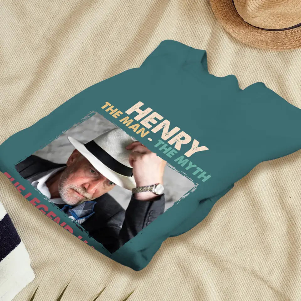 The Legend Has Retired - Personalized Gifts For Dad - Unisex Sweater