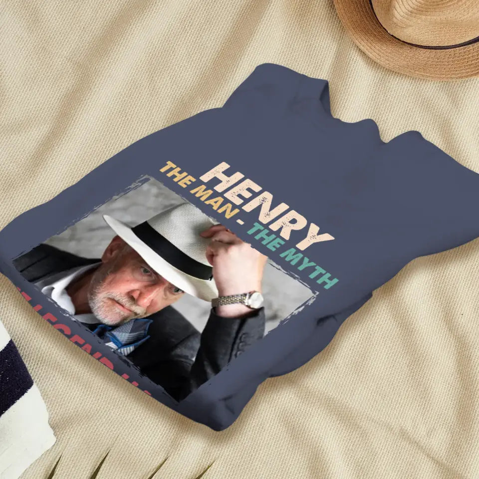 The Legend Has Retired - Personalized Gifts For Dad - Unisex Sweater