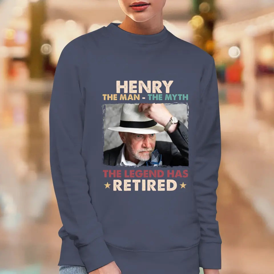 The Legend Has Retired - Personalized Gifts For Dad - Unisex Sweater