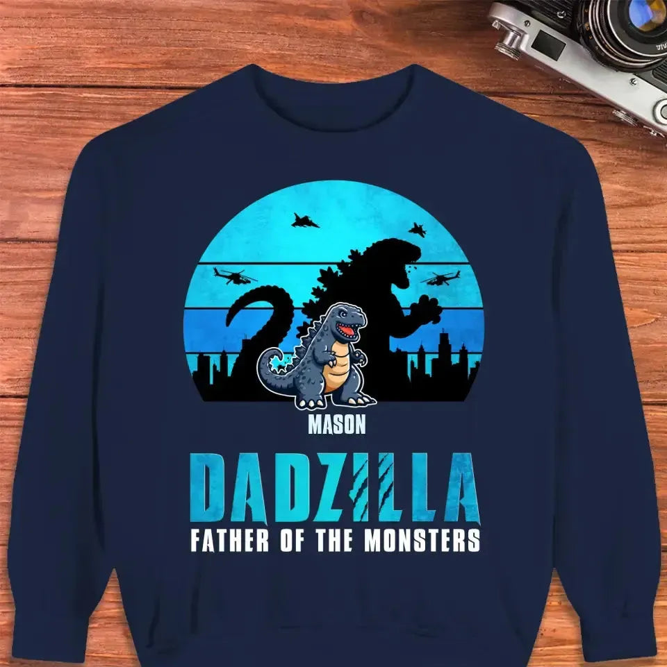 Dadzilla - Personalized Gifts For Dad - Unisex Sweater