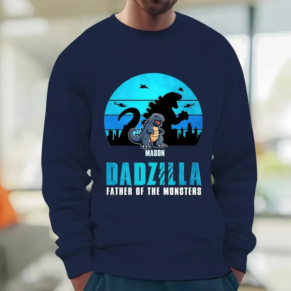 Dadzilla - Personalized Gifts For Dad - Unisex Sweater