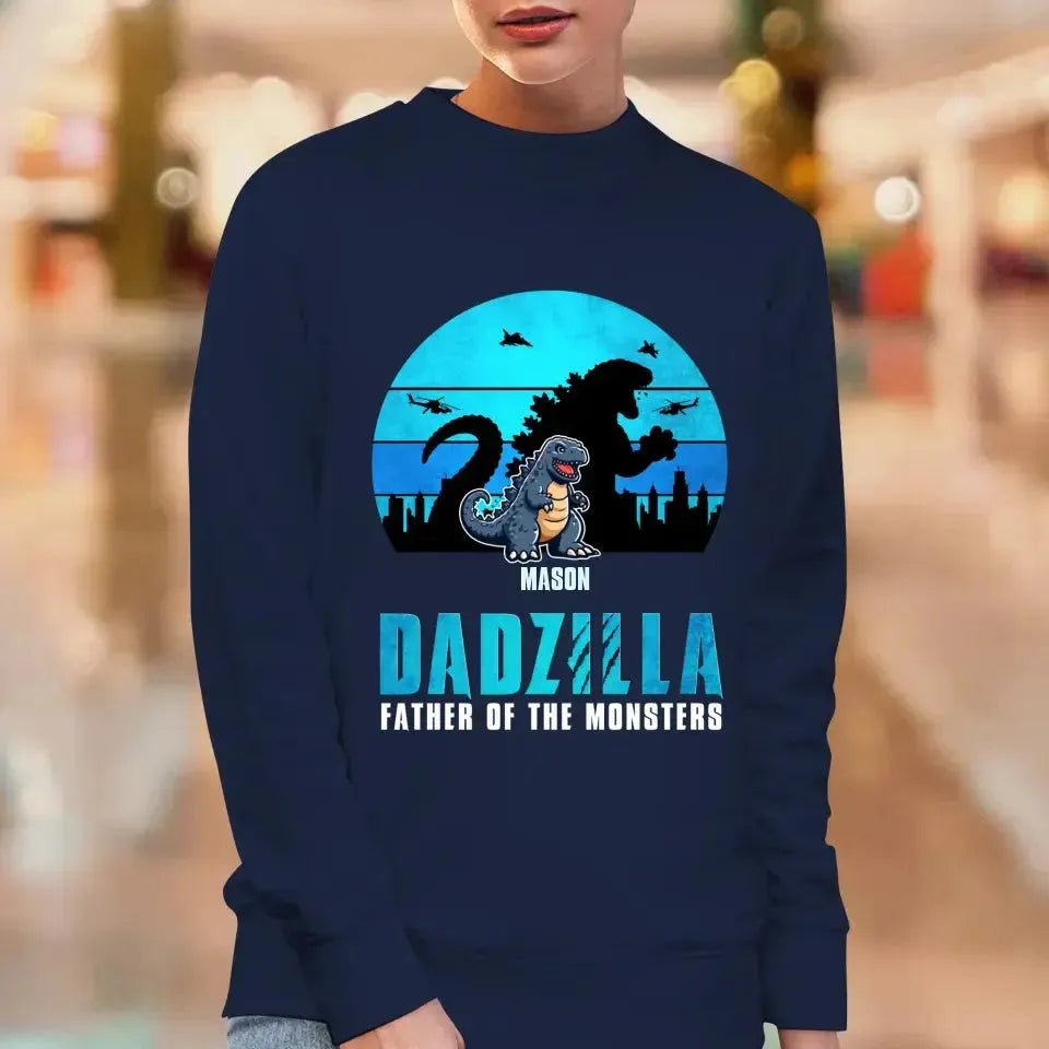 Dadzilla - Personalized Gifts For Dad - Unisex Sweater