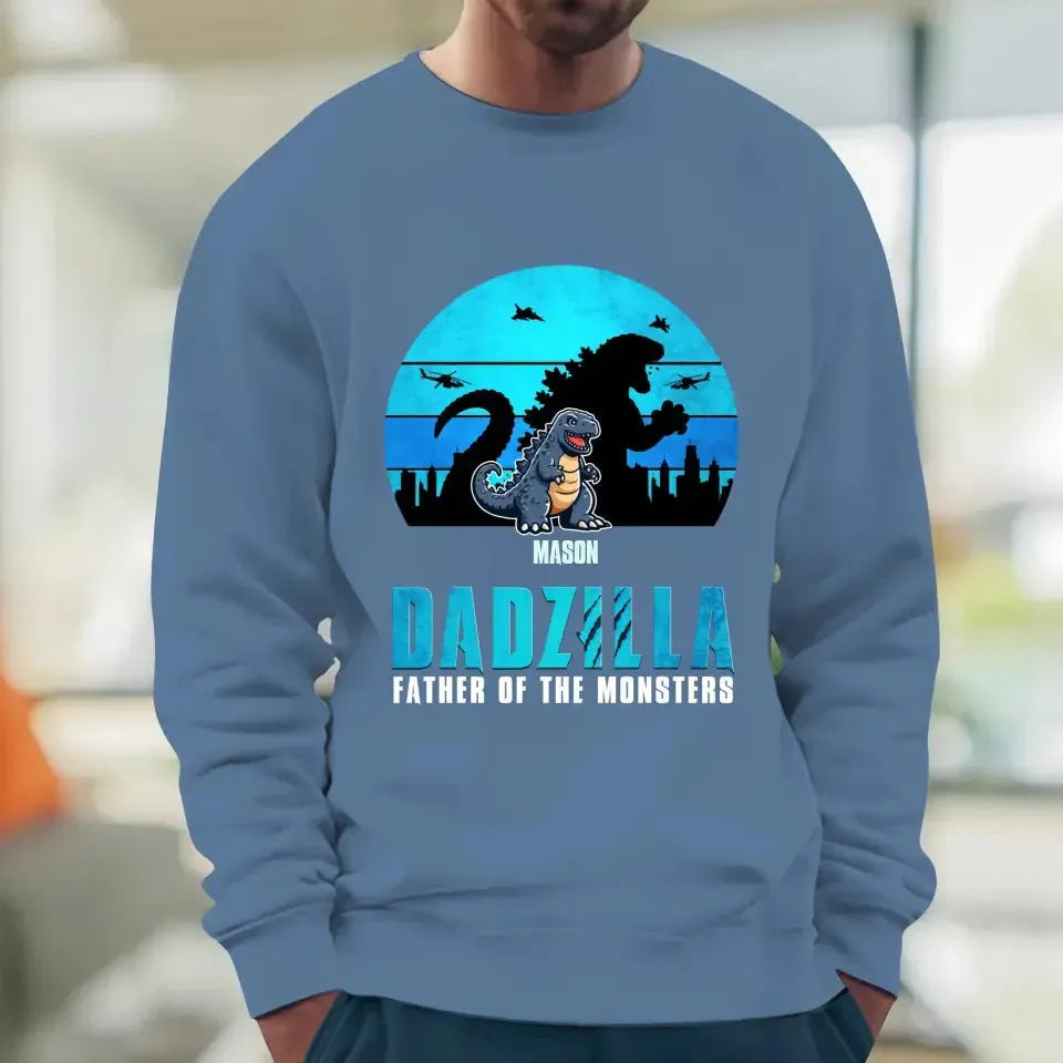 Dadzilla - Personalized Gifts For Dad - Unisex Sweater