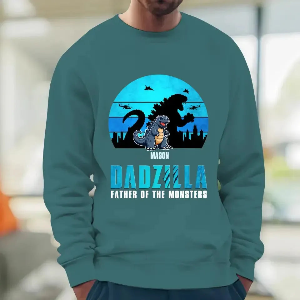 Dadzilla - Personalized Gifts For Dad - Unisex Sweater