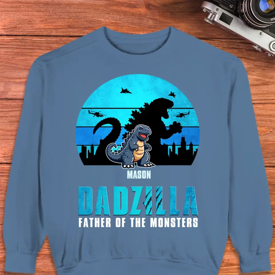 Dadzilla - Personalized Gifts For Dad - Unisex Hoodie