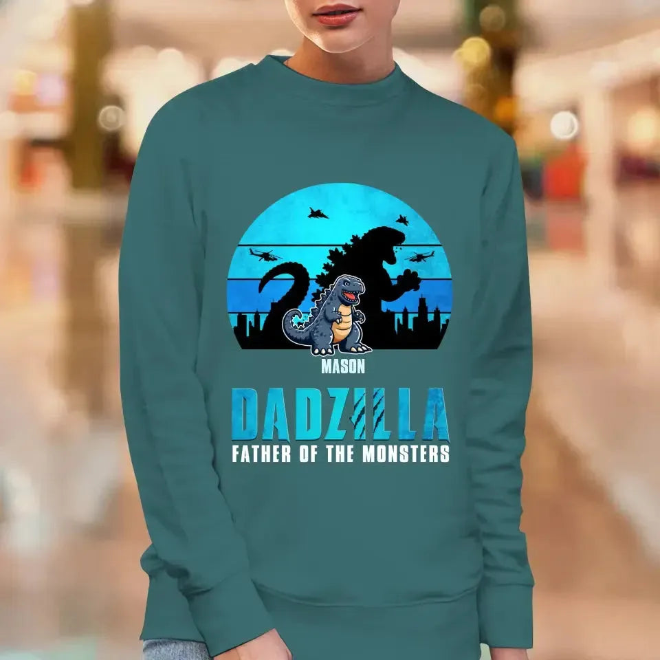 Dadzilla - Personalized Gifts For Dad - Unisex Sweater