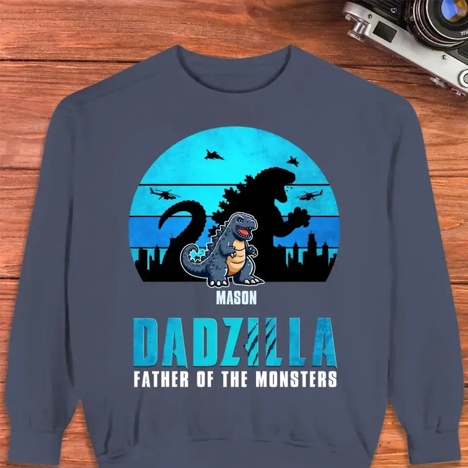 Dadzilla - Personalized Gifts For Dad - Unisex Sweater