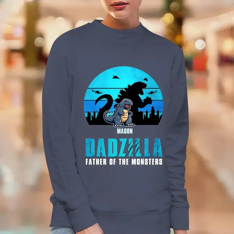 Dadzilla - Personalized Gifts For Dad - Unisex Sweater