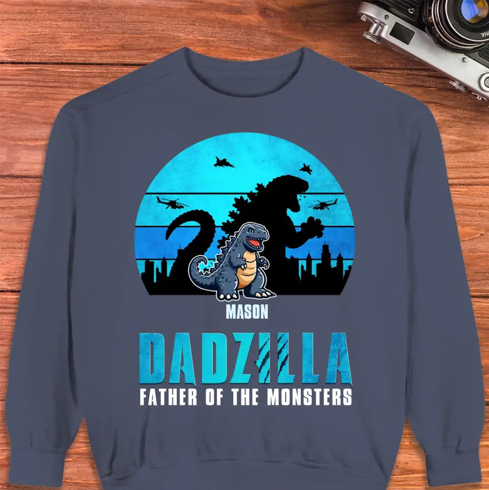 Dadzilla - Personalized Gifts For Dad - Unisex Hoodie