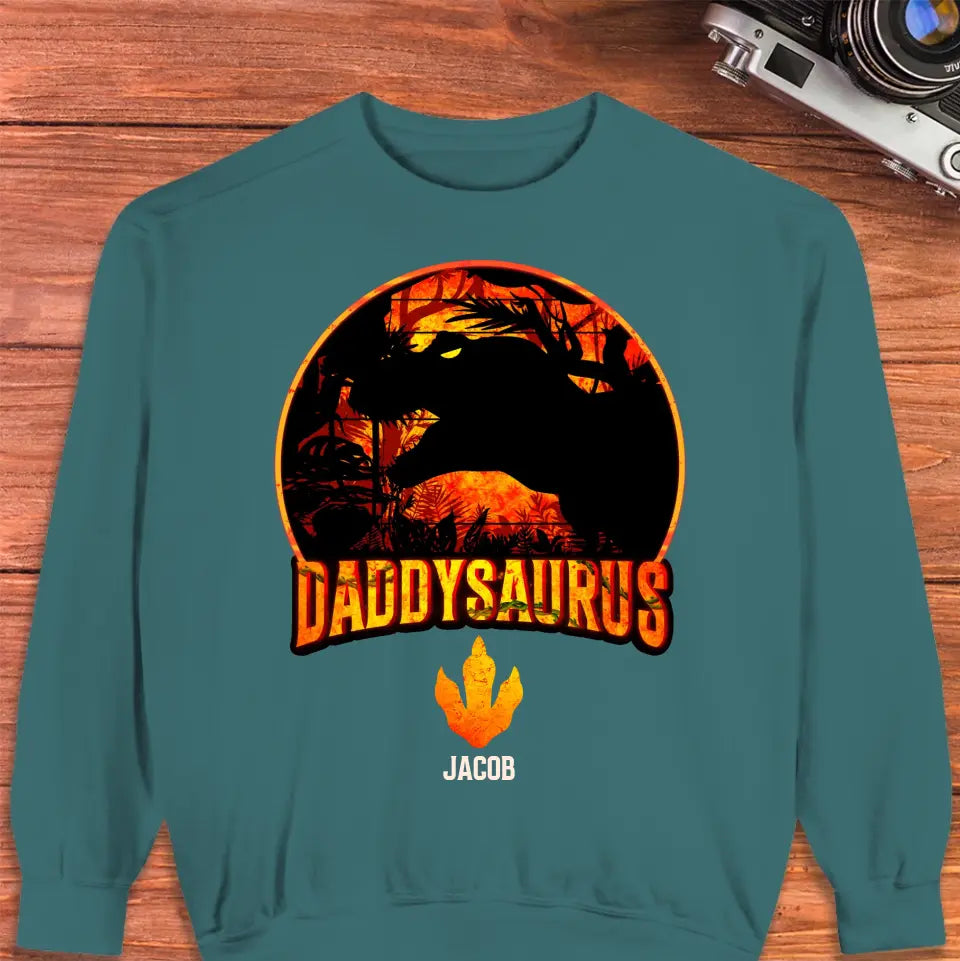 Daddysaurus - Personalized Gifts For Dad - Unisex Sweater