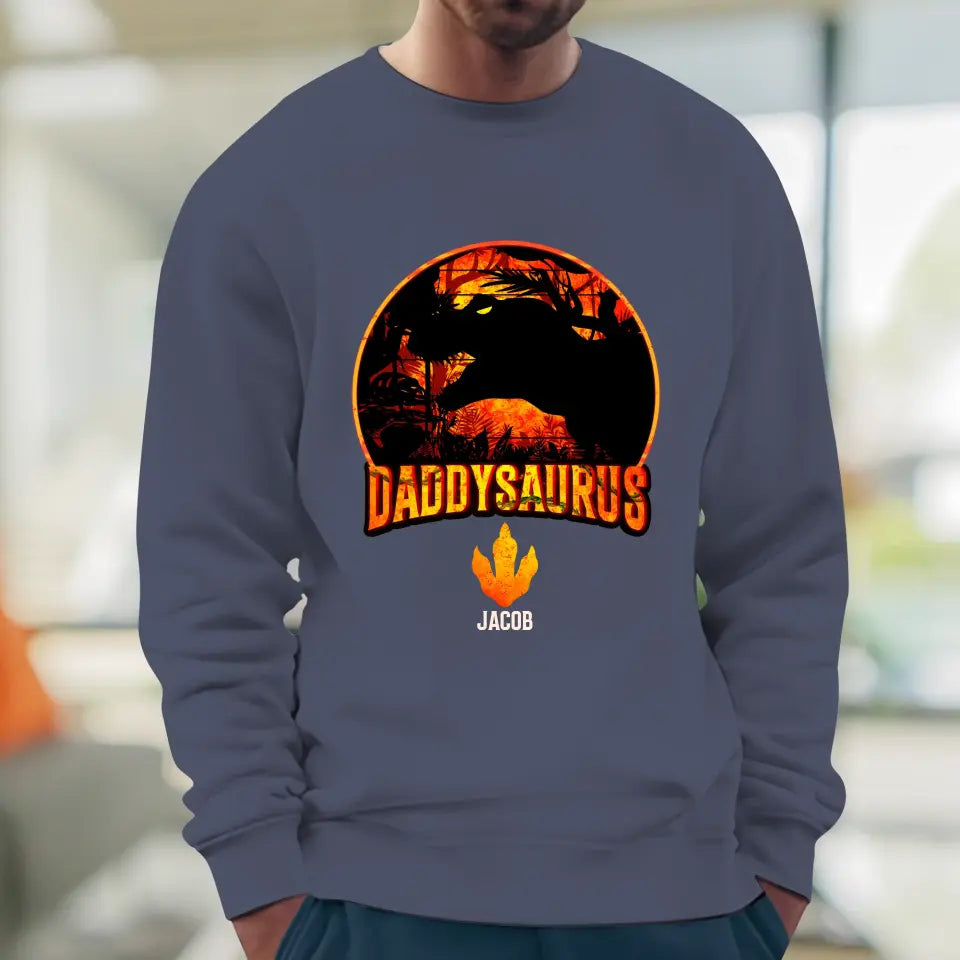 Daddysaurus - Personalized Gifts For Dad - Unisex Sweater