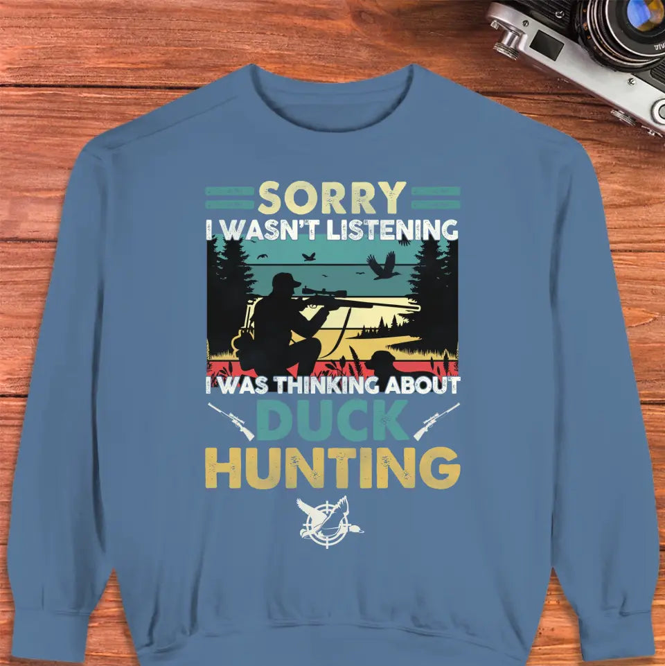 Sorry I Wasn't Listening - Custom Animal - Personalized Gifts For Grandpa - Unisex T-shirt