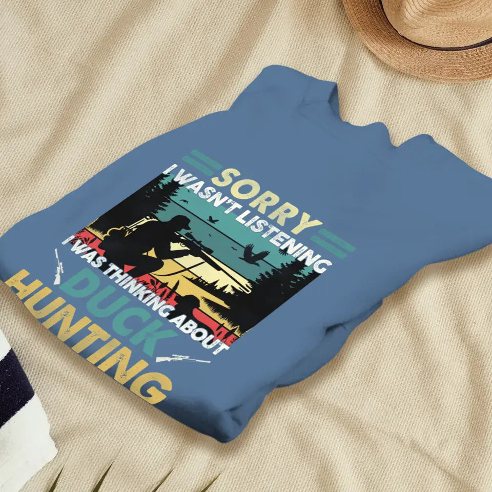 Sorry I Wasn't Listening - Custom Animal - Personalized Gifts For Grandpa - Unisex T-shirt